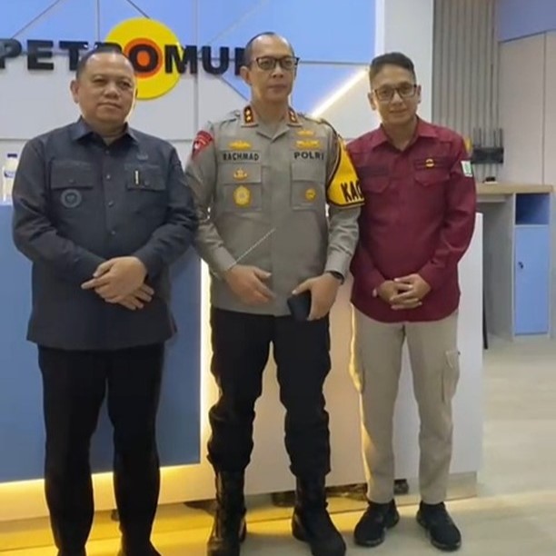 PT Petro Muba menyambut kedatangan Irjen. Pol. Albertus Rachmad Wibowo, S.I.K., M.I.K., Kapolda Sumatera Selatan