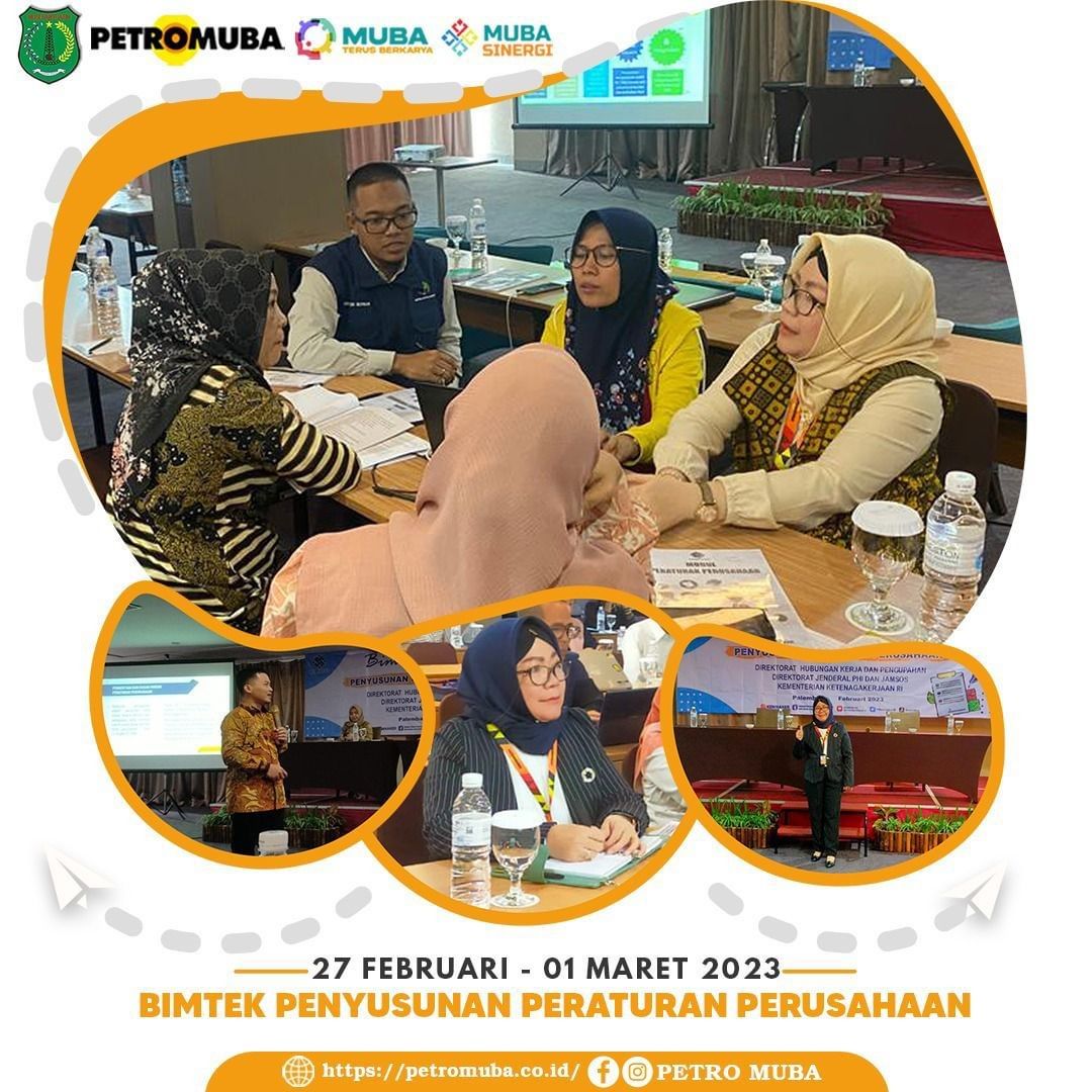 Tingkatkan Manajeman Perusahaan, PT PETRO MUBA Ikuti Bimtek Penyusunan Peraturan Perusahaan